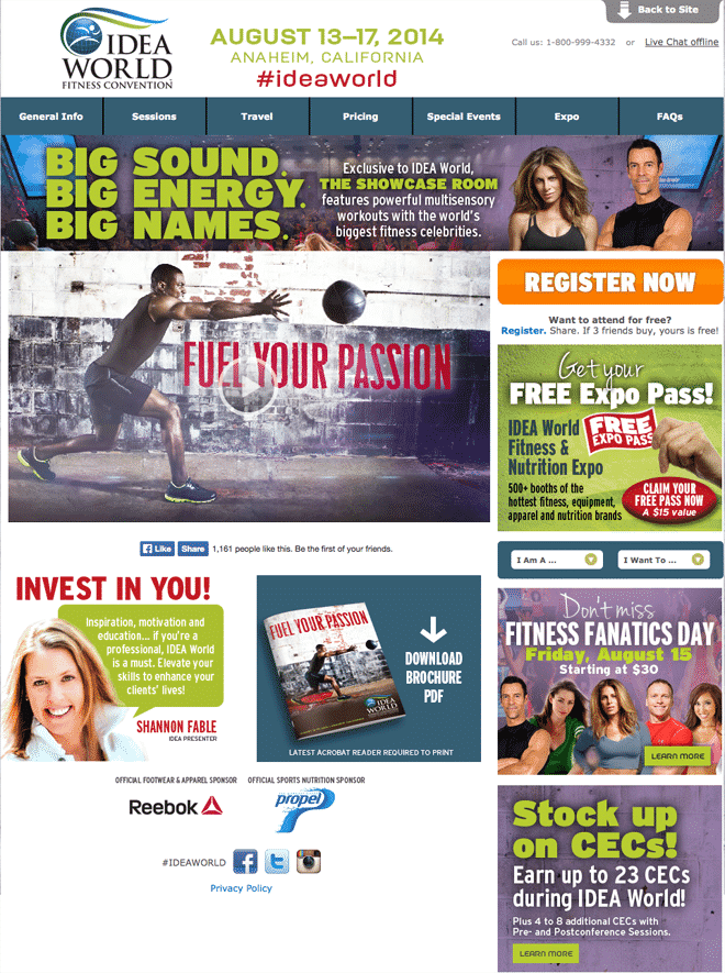 2014 IDEA World Fitness Convention