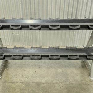 Hampton Fitness Commercial Saddle Dumbbell Rack - USED