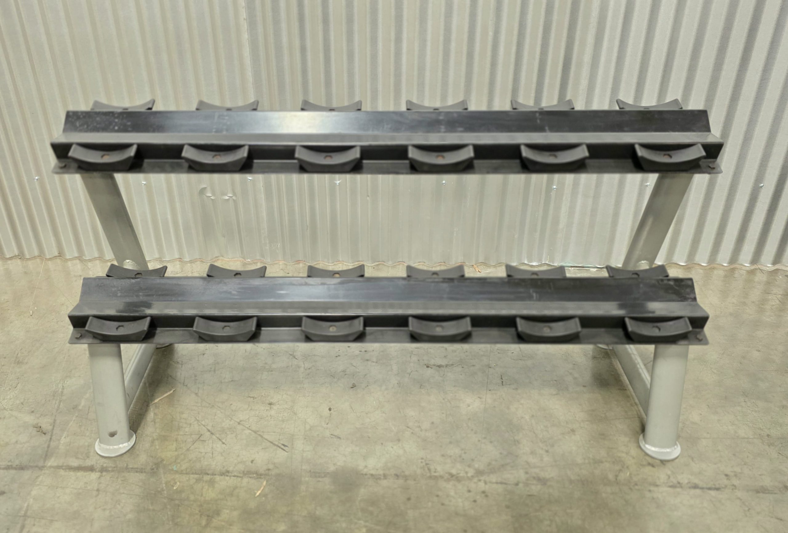 Hampton Fitness Commercial Saddle Dumbbell Rack - USED