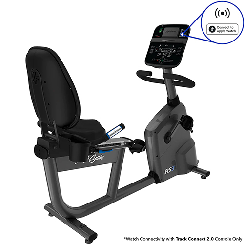 Life Fitness RS3 LifeCycle Recumbent Bike w/Track Connect 2.0 Console