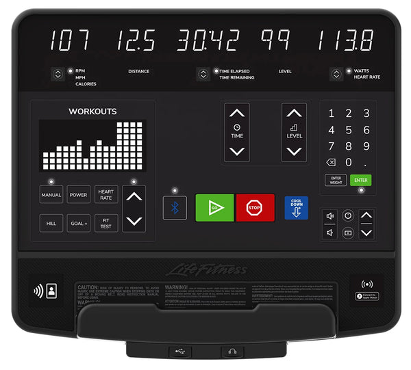 Life Fitness Club Series+ Recumbent LifeCycle w/SL Console - Image 2