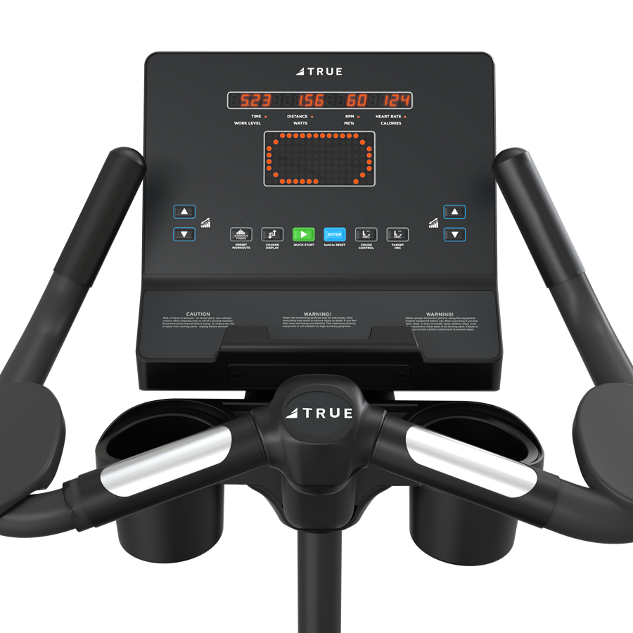 TRUE Performance Upright Bike with Emerge Console