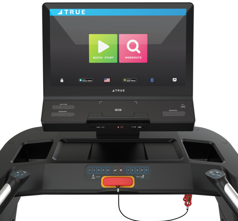 TRUE Vapor Stryker Slat Treadmill UNITE 22” TOUCHSCREEN CONSOLE