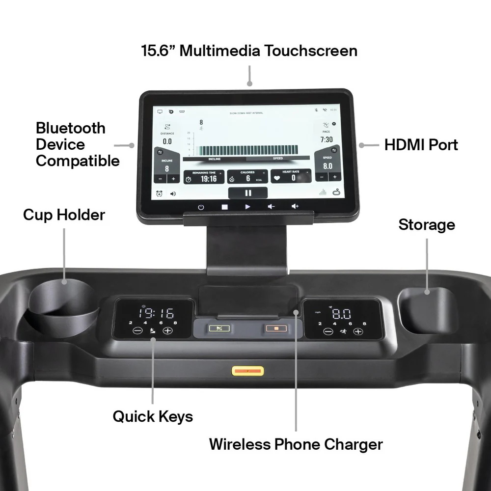 Inspire Series T5s Treadmill Touchscreen