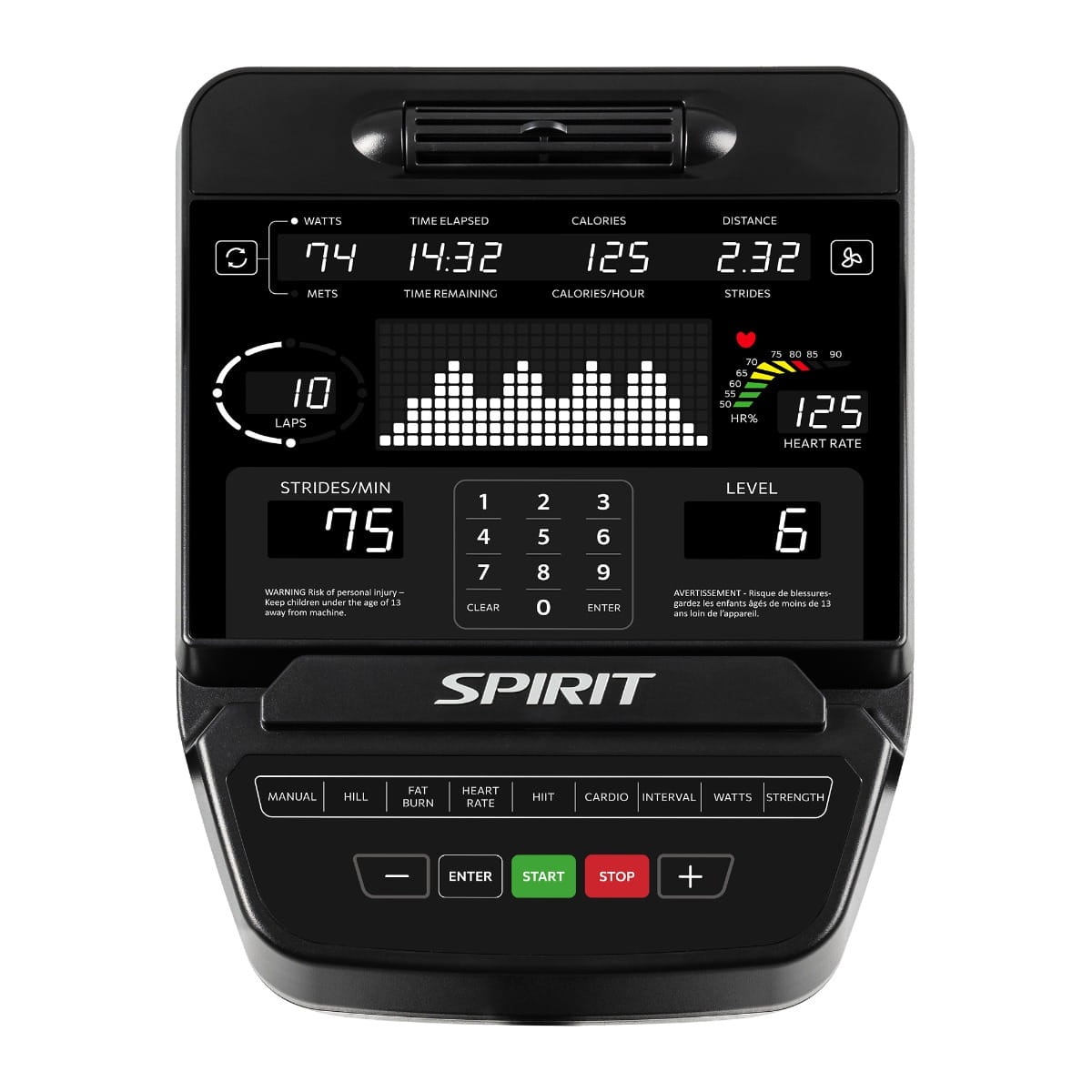 Spirit Fitness CE900 Commercial Elliptical