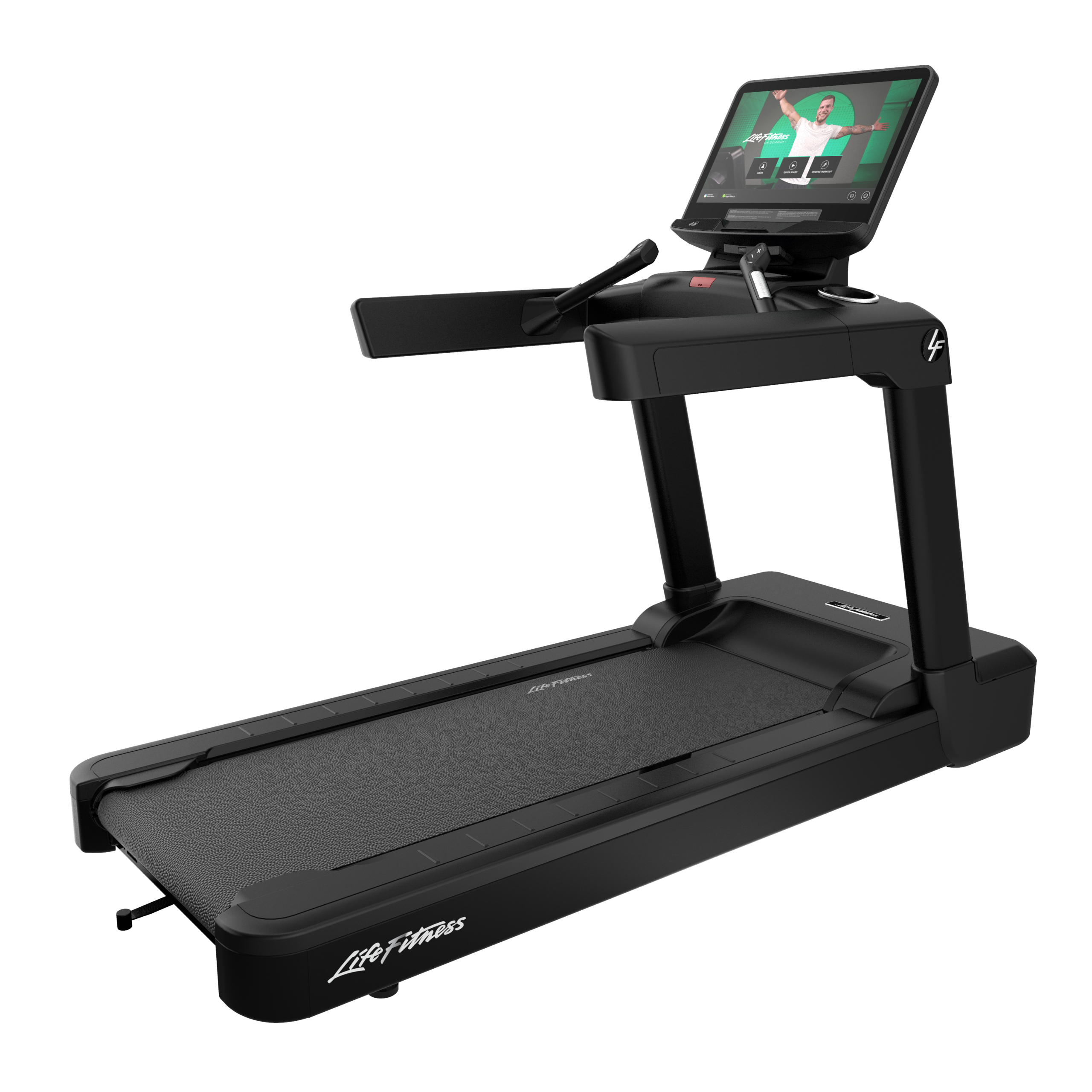 life fitness integrity-series treadmill with 24-inch se4 console