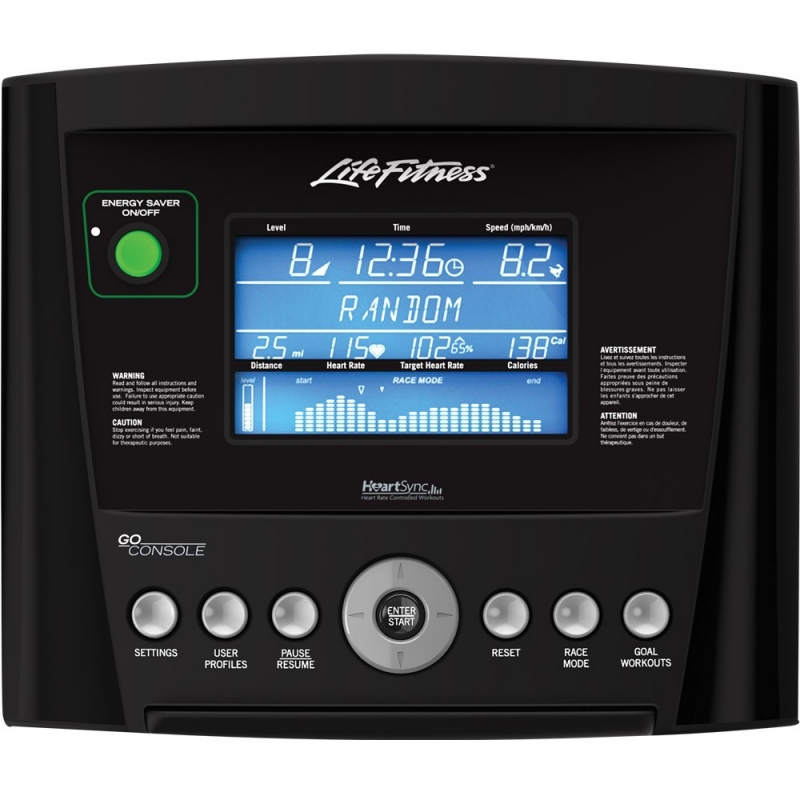 Life Fitness E5 Elliptical Cross Trainer w/Go Console - Image 2