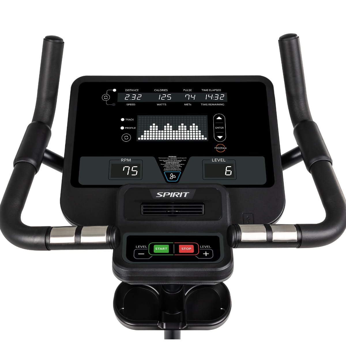 Spirit Fitness CU800 Commercial Upright Bike
