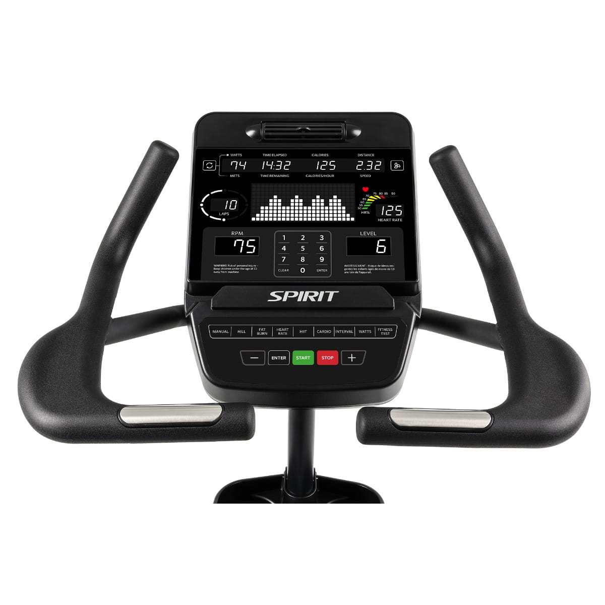 Spirit Fitness CU900 Commercial Upright Bike