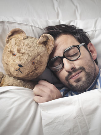weight loss journey man sleeping